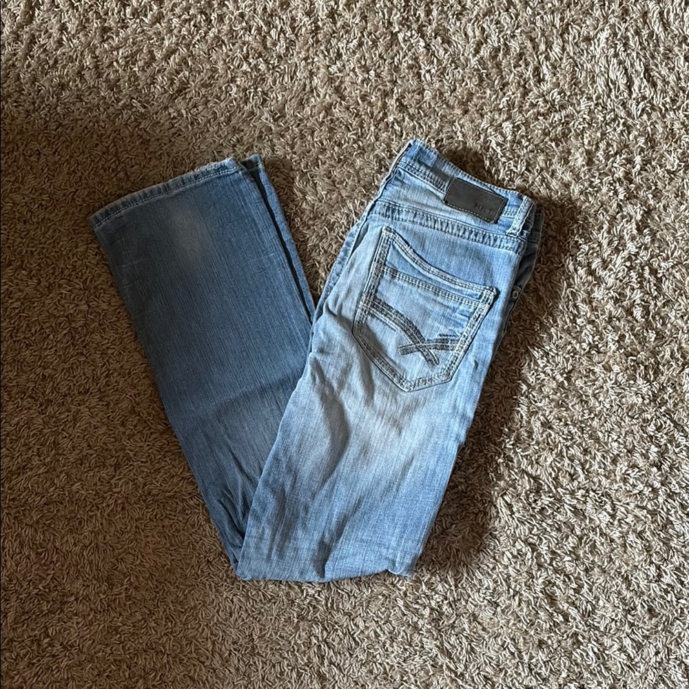 BKE Blue Straight Leg Jeans